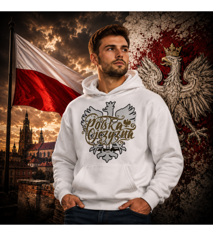BLUZA Z KAPTUREM POLSKA OJCZYZNA BHO